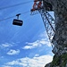 Es ging hinauf zur ersten Stütze der Tiroler Zugspitzbahn.