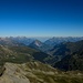 Schöner Blick dem Tal entlang
