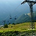 Blick ins Tal - der Seilbahnstrecke antlang...