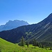 Im Aufstieg zum Sommerbergjöchle. Rückblick.