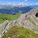 Auf dem Westgipfel der Gartnerwand. Blick auf den eben begangenen Nordgrat.