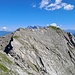 Blick zu Nord- und Hauptgipfel