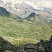 Il rifugio Grand Tournalin sotto il Col de Nannaz.