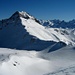 Madrisahorn 2826m mit dem Skilift rechts, Ausgangspunkt für viele Tourenfahrer