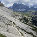 Abstieg - relativ wenig los heute.<br />So kann man den Urlaub genießen!