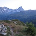 Il Cervino poco prima che il sole sorga.