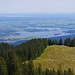 Staffelsee und Starnberger See, kurz vor dem Hörnlegipfel
