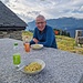 nicht deluxe Abendessen, aber wir wurden satt und die Location macht es allemal wett