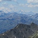 Schon am O-Kamm zeigt sich die Bernina; vordergründig die Nauderer Hennesiglspitze
