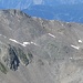Detailstudie Platzer Spitze; von rechts kommend und über den Grat führt die Route