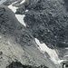 Hier nochmal die nicht mehr komplett schneegefüllte Rinne der Westroute