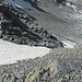 Erster Blick in die Westroute. Was hier noch nicht sichtbar ist: Die Rinne ist nicht mehr ganz schneegefüllt und Eis hat es dort wohl auch keines mehr