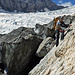 Rückblick von der gelben Wand zum Bifertengletscher.