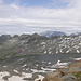 Vue sur le versant Ouest Corna Rossa; rifugio Ponti en vue ! 