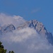 Zugspitzmassiv von Partenkirchen aus