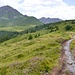 auf dem Weg zur Krimpenbachalm, links Roßkogel