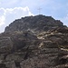 Rückblick auf den Gipfel von Norden