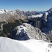 Rückblick vom Punkt 2.525 Meter zum Gipfel.