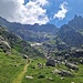 nochmals 120 m hinauf bis zur Hütte