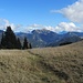 Am breiten Sattel östlich des Schneidjoches