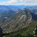 Blick in die Voralpen, vorne die Natterwand