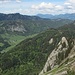 Tiefblick nach Rohrmoos