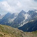 Aufstieg zum Hinterbergkofel <br />Blick zur Riesenfernergruppe