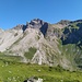 Gratrücken erreicht - Blick zum Falknis ..