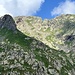 der Vorschlag der Hütte ist es, durch diesen Kessel hochzusteigen