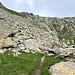 Rückblick zum 2. Sattel - sieht wilder aus, als es ist