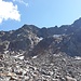 Blick empor zu den Talleitenspitzen.