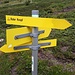 Trotz 3-er Kletterei ist die Route zum Roten Knopf immer noch markiert.