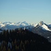 Alpspitze, Zugspitze und rechts der markante Leonhardstein