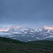 Auf der gegenüberliegenden Talseite versteckt sich der Dôme de Chasseforêt noch hinter Wolken.
