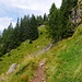 auf dem Weg zur Riffelspitze