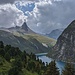 Das Zervreilahorn mit einer herzförmigen Wolkenlücke :-)