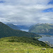 Der Schauer wandert zum Fjærlandsfjord
