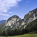 Ausblick von der Hausbank der Laglalm und  ......