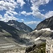 Blick von der Terrasse der Baltschiederklause hinunter ins Tal