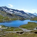 Aufstieg zur Messelingscharte<br />Rückblick zum Grausee