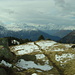 Blick Richtung Mischabel, Matterhorn und Weisshorn
