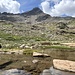 Rückblick zum Pizzo Penca und unserem Übergang ein Stückchen links davon