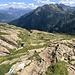 rechts des Graben hinab Richtung Rifugio Sponda