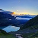 Göscheneralpsee in der Morgendämmerung.