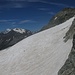 Nevaio sottostante la dorsale ... per chi va alla cima del Mont Gele'