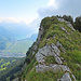 Rückblick über den Riseten mit Blick zum Walensee.