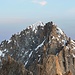 Wir schauen hinüber zur Aiguille du Jardin, Grand Rocheuse und Aiguille Verte