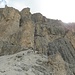 Einstieg zum Klettersteig