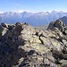 Blick vom Strahlhorn in südliche Richtung