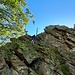 ...und in der Nordwand auf einfachen und großen, wenn auch moosig-kuscheligen Tritten hinauf. 